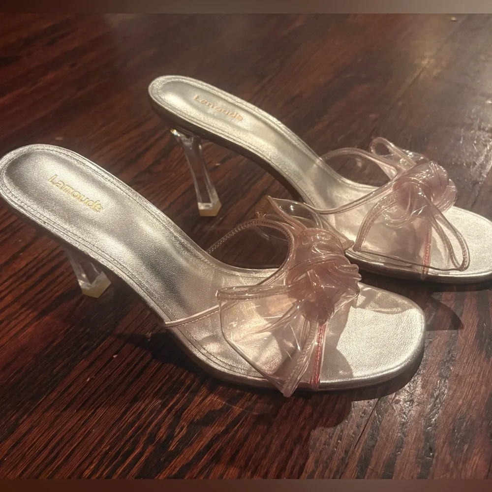 Larroude clear bow heels - Picture 2 of 5